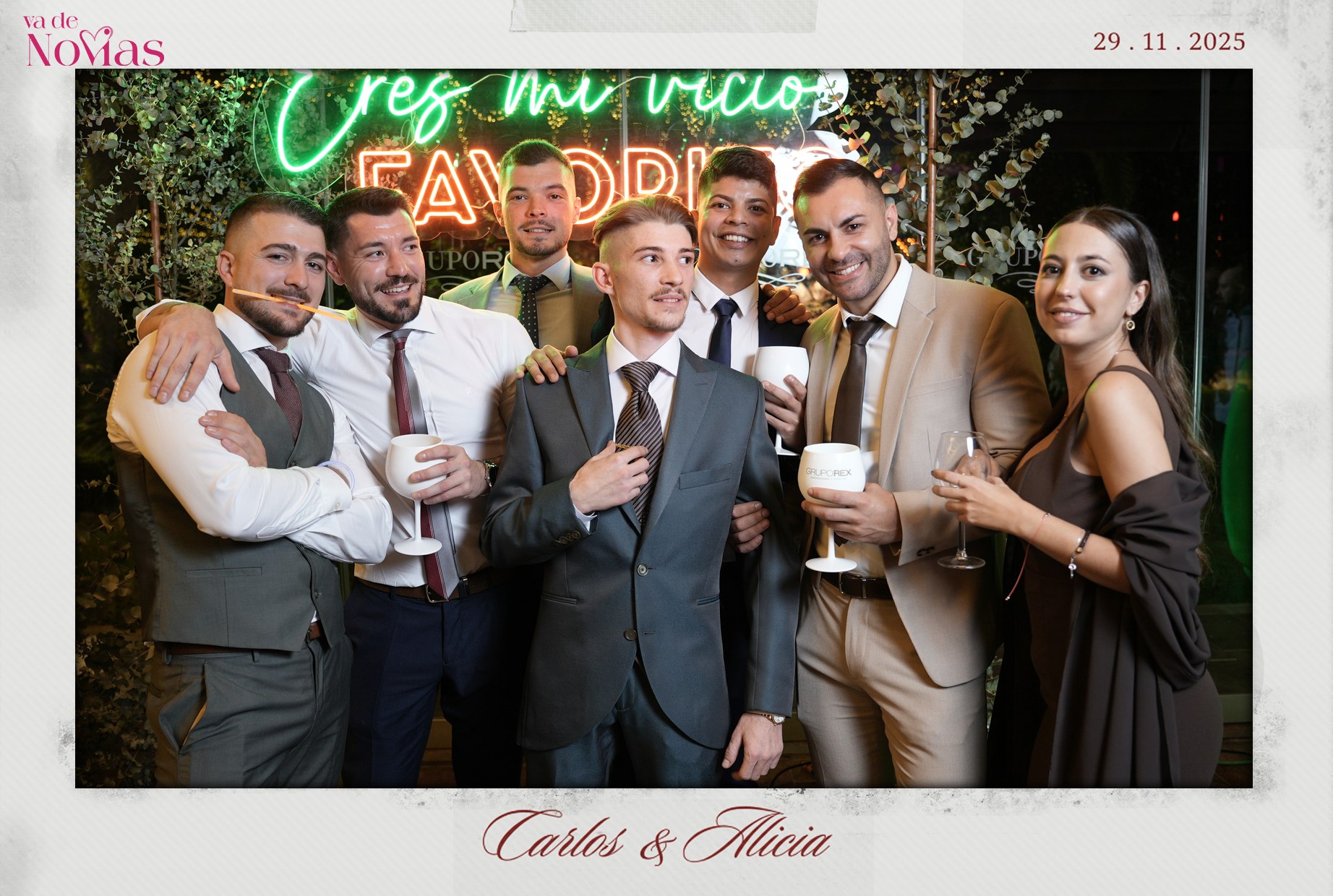 Photocall  Alicia & Carlos 29 Novi 2025