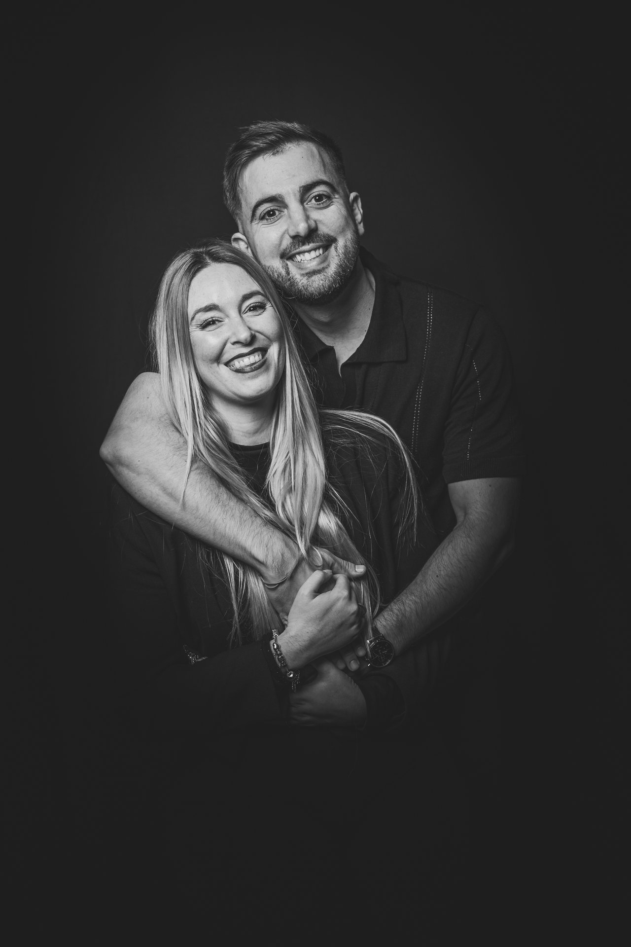 Retrato de pareja impreso en formato 15 × 20 cm