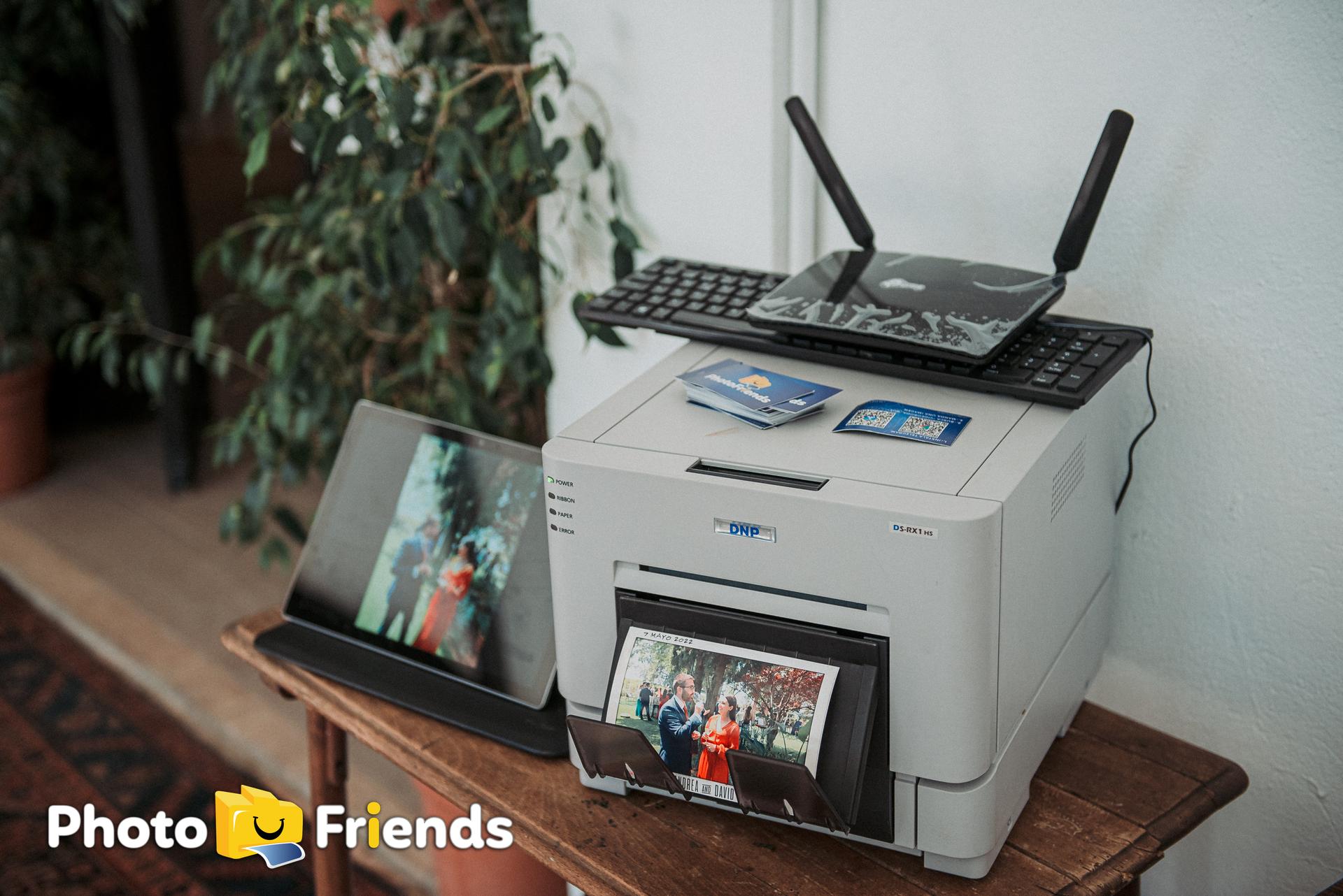 Revelado de fotos desde el móvil en eventos